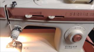 Singer Merritt 2404 Sewing Machine HOW TO THREAD MACHINE  Beginner Sewer [upl. by Vonnie]