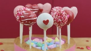 How to Make Valentines Day Cake Pops [upl. by Yrrej]