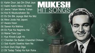 The Melodious  Mukesh Hit Song  Old Bollywood Hits  Mukesh Special  JUKEBOX [upl. by Eisnyl843]