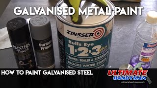 How to paint Galvanised steel [upl. by Anurb]