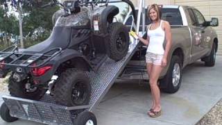 Loading a ATV quotFour Wheelerquot the Easy Way  Elevation Trailers [upl. by Skees]