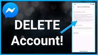 How To DELETE Messenger Account [upl. by Harraf]