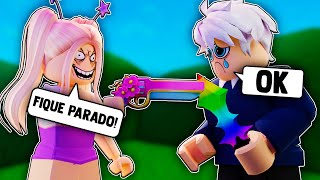 MEU IRMÃO DIZENDO SIM PARA TUDO MM2 ROBLOX [upl. by Bradford]