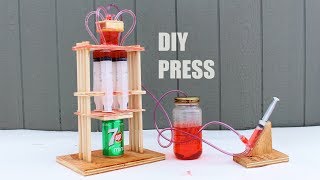 How To Build A Hydraulic Press at Home [upl. by Allene]