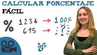 Calcular porcentaje fácil  Matemáticas de primaria [upl. by Stanfill]