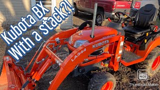 Kubota BX Vertical exhaust stack mod [upl. by Sophie]