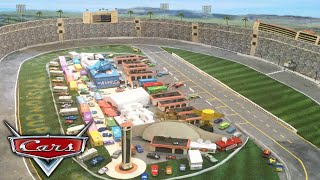 Cars Piston Cup Track ShowcaseTutorial LA Speedway [upl. by Fitzhugh]