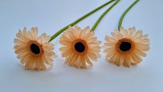 How To Make Gerbera Paper Flower  Paper Flower  Góc nhỏ Handmade [upl. by Devy]