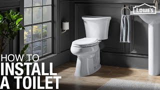 How to Replace and Install a Toilet [upl. by Kalvn]