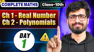 Class 10 Maths  Day 1  Real Numbers amp Polynomials  Class 10  Alakh Pandey  Ritik Sir [upl. by Alokin391]