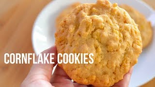 EASY CORNFLAKE COOKIES RECIPE 5 INGREDIENTS [upl. by Ehtiaf21]