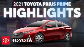 2021 Prius Prime Overview amp Highlights  Toyota [upl. by Annoyi]