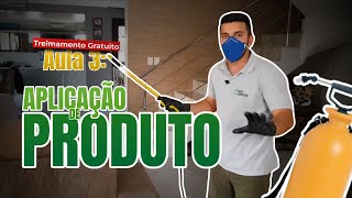 Higienização de Sofá Profissional  Aplicação dos Produtos  AULA 3 [upl. by Galven944]