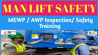 MANLIFT Aerial Lift Safety Inspection and Training on Workplace  MEWP AWP [upl. by Attalanta]