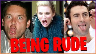 Celebrities being SUPER RUDE to Fans PART 2😓 [upl. by Oakie]