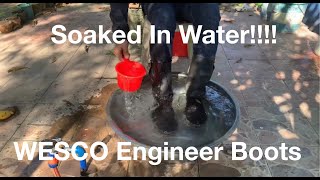 Water Treatment On WESCO Engineer Boots [upl. by Macilroy891]