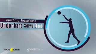 How to Perform an Underhand Serve in Volleyball  Lesson 4 [upl. by Leonard]