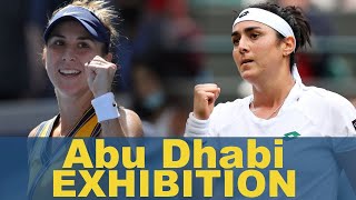 Belinda Bencic vs Ons Jabeur  ABU DHABI 2021 [upl. by Aniahs]