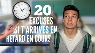 20 excuses pour arriver en retard en cours [upl. by Sharp]