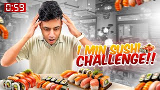 One Minute Sushi Challenge [upl. by Eph]