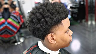 FULL LENGTH FRESHEST HIGH TAPER  HAIRCUT TUTORIAL SPONGE CURL [upl. by Cho]