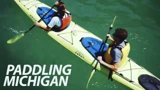 Paddling Michigan  Pictured Rocks Kayaking Tours [upl. by Reltuc]