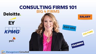 Consulting Firms 101 Big 4 Firms Deloitte PwC KPMG Ernst amp Young [upl. by Pevzner]