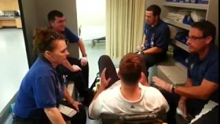 EMT Class 314 Restraint Training 2 [upl. by Norramic805]