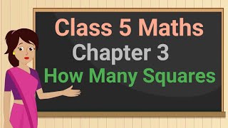 Class 5 Maths Chapter 3 How Many Squares cbse ncert [upl. by Noseyt]