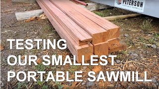 Affordable Portable Sawmill [upl. by Annorah679]