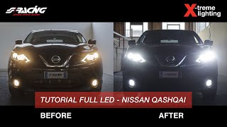 ENG Nissan Qashqai 2016 Full Led Conversion  Simoni Racing [upl. by Friede]