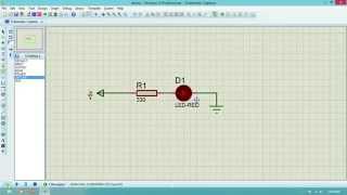 Proteus simple demo of LED [upl. by Dupuis]