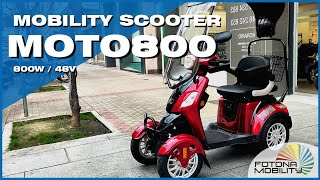 ⭐️ 4 Wheel Electric Mobility Scooter  800W 48V  REVIEW  2021 [upl. by Bertie220]