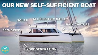 OUR NEW HYBRID ELECTRIC CATAMARAN [upl. by Trinl909]