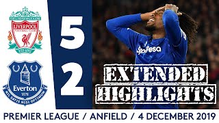 EXTENDED HIGHLIGHTS LIVERPOOL 52 EVERTON [upl. by Gehlbach]