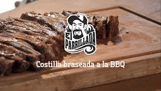 Costillas a la BBQ en El Parrillada [upl. by Asirac]