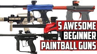 5 Awesome Beginner Paintball Guns  4K [upl. by Nho]