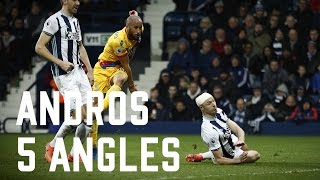 Andros Townsends solo goal v West Brom 04032017 [upl. by Ahidam]