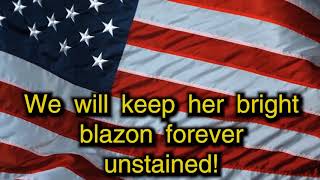 The Star Spangled Banner full version with lyrics [upl. by Cullin]