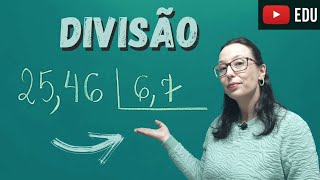 Números Decimais  DIVISÃO COM VÍRGULA  Professora Angela Matemática [upl. by Merline]