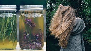 DIY HERBAL HAIR RINSES FOR HEALTHY HAIR [upl. by Lock]