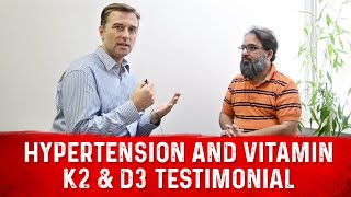 Hypertension Vitamin K2 and Vitamin D3 Testimonial  Dr Berg [upl. by Kelcie]