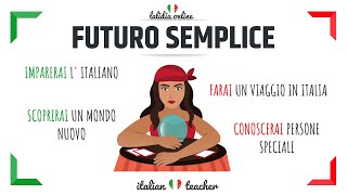 FUTURO SEMPLICE  Italian Verbs  Italian for Beginners [upl. by Rudiger]