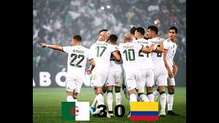 Résumé du match Algérie 30 Colombie [upl. by Aralc]