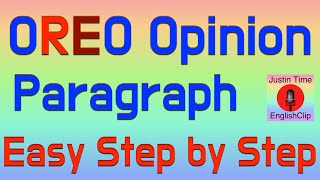 Opinion Paragraph ESL Writing  OREO way  Easy Steps [upl. by Nerissa]