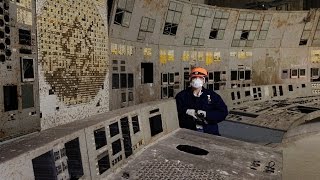 inside Chernobyl ЧАЭС sarcophagus 2016  reactor 4 control room and leadlined corridors [upl. by Durante]