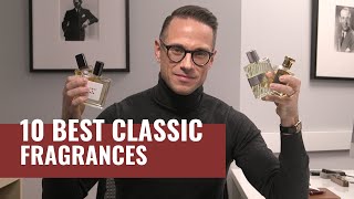 Top 10 Best CLASSIC Mens Fragrances  Most Complimented Fragrances [upl. by Kincaid]