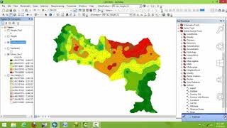 interpolation Analysis Using ArcGIS [upl. by Asp]