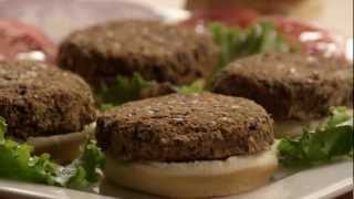 How to Make Black Bean Veggie Burgers  Allrecipescom [upl. by Melamie]