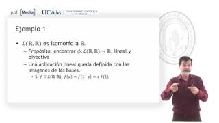 Álgebra Lineal  Isomorfismo entre dos espacios vectoriales Ej 1  Jesús Soto [upl. by Bille388]